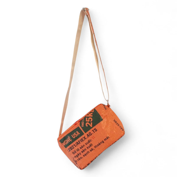 Crossbody Bag in orange-grün