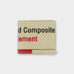 Refished klassische Geldbörse in beige-schwarz-rot