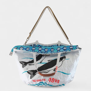 Soulmate mit Zipp & langem Gurt - nachhaltig gefertigt - in weiß