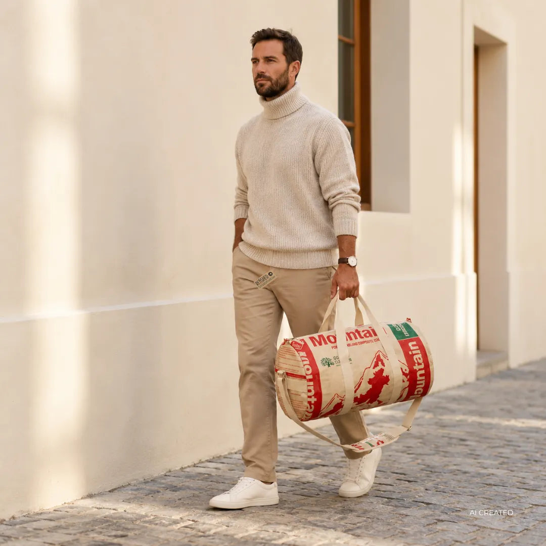 SPORTY BAG · CEMENT