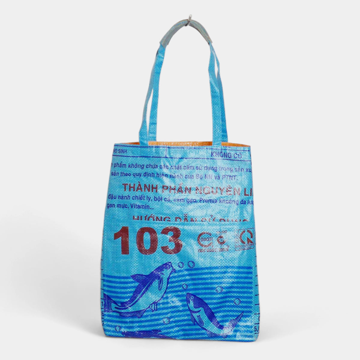 BUSINESS BAG Upcycelte Tasche in Blau – REFISHED