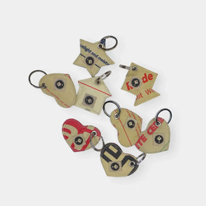 upcycelte Schluesselring