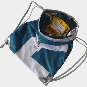 sustainable backpack blue