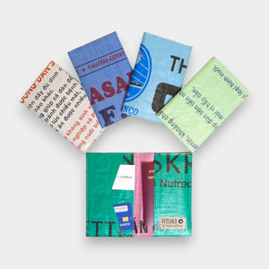 upcycelte Reissepasshülle