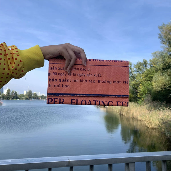 Refisched Nachhaltige Clutch In Orange