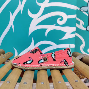 Espadrilles in Bird-Mustern