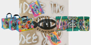 #ARTEDITION | Farbenfrohe Kunstwerke aus upcycelten Materialien und Acryl