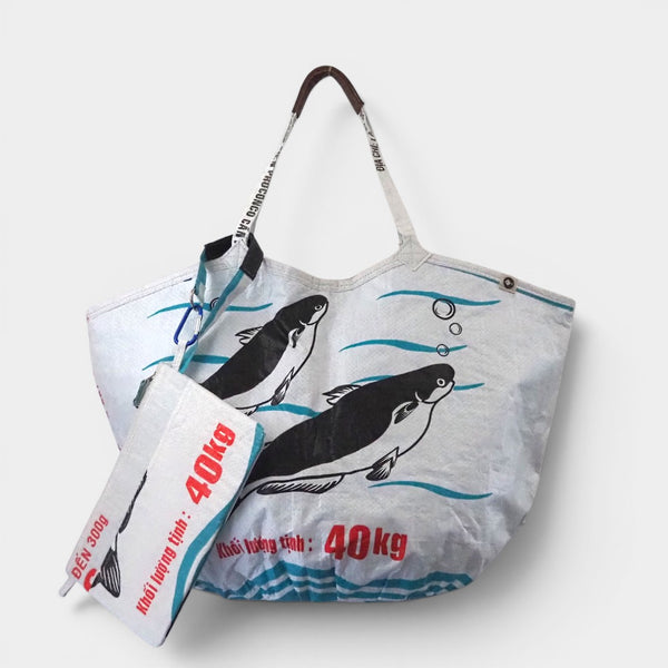 SOULMATE WATERPROOF | Limitierte Edition Strandtasche in weiß