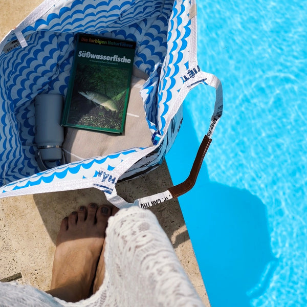 SOULMATE WATERPROOF | Limitierte Edition Strandtasche in weiß