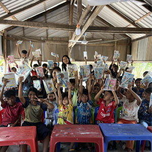 Charity-Tombola-Los für die Mango Tree School