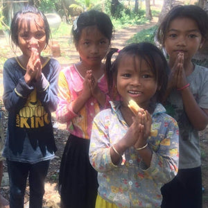 Charity-Tombola-Los für die Mango Tree School