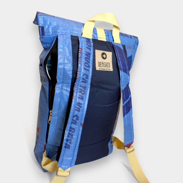 BACKPACK | Sustainable backpack in blue