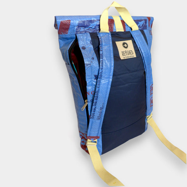 Nachhaltigen Rucksack in dunkleres-blau