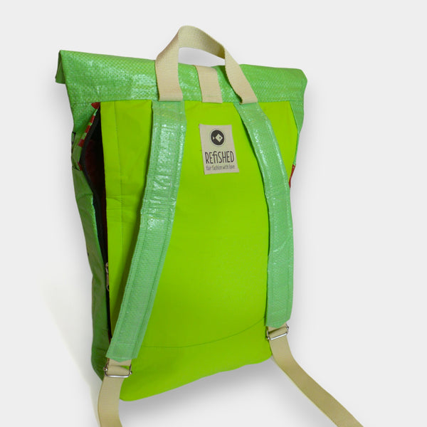BACKPACK | Nachhaltiger Rucksack in grellgrün