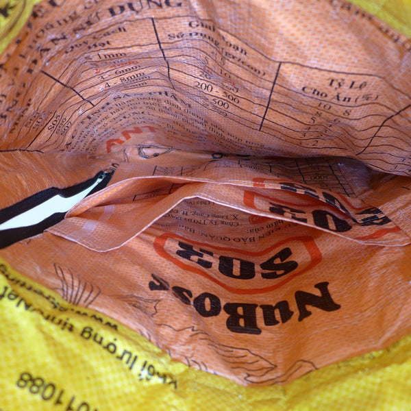 upcycelten rucksack innentaschen