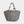 Load image into Gallery viewer, Upcycelte Tasche Soulmate tweed weiß schwarz mit Innentasche im Set
