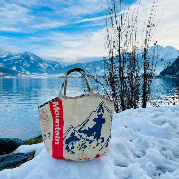 upcycled shopper schnee