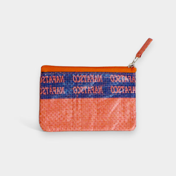 wallet mini zipper orange