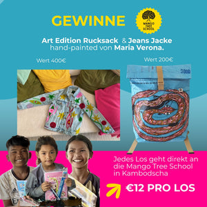 Charity-Tombola-Los für die Mango Tree School