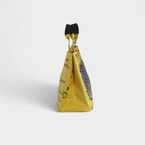 gelbe Isolde Bag, seitlich geschlossen