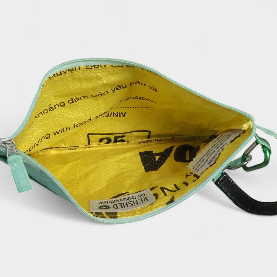 Bag-in-Bag in hellgrün, innen gelb
