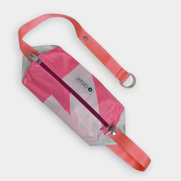 BUM BAG | Upcycelte Bauchtasche in pink