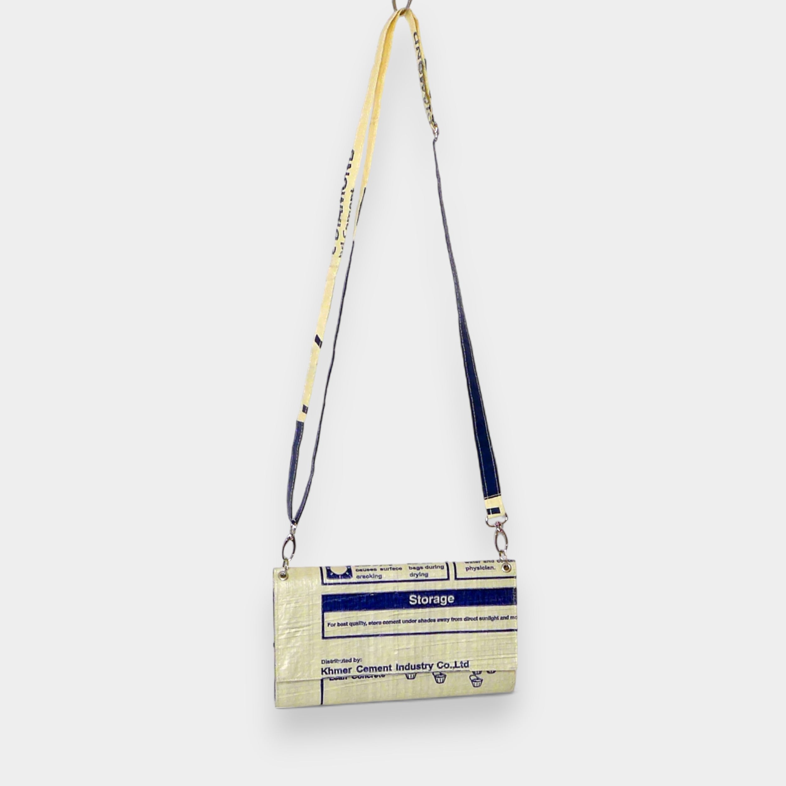 Clutch blau beige Clearance