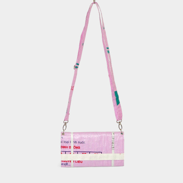 Clutch mit Henkel in rosa