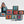 Load image into Gallery viewer, acht handbemalte Taschen mit Fischmotiv in Bilderrahmen
