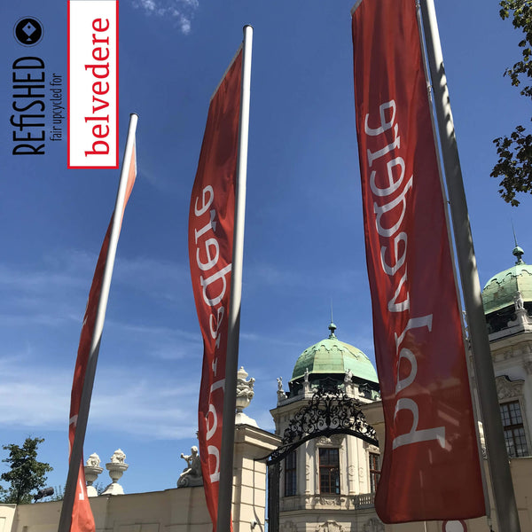 upcycling backpack flags belvedere