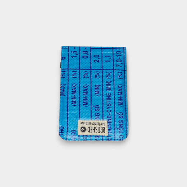 golf scorecard blau