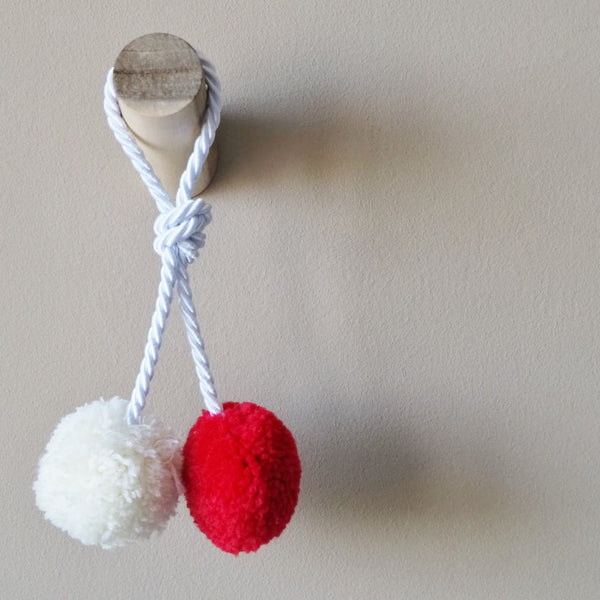 HAPPY | Pair of PomPoms