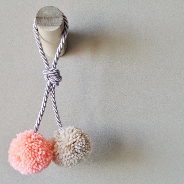 HAPPY | Pair of PomPoms