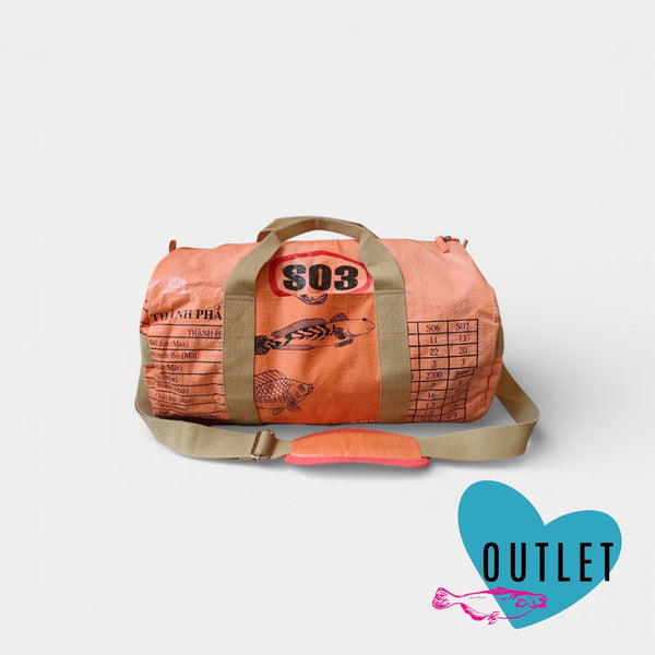 SPORTY BAG | Upcycelte Sporttasche in orange