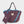 Load image into Gallery viewer, Soulmate ZIP TWEED in lila-schwarz-blau - sehr schicke, große Tasche im Set mit Bag-in-Bag

