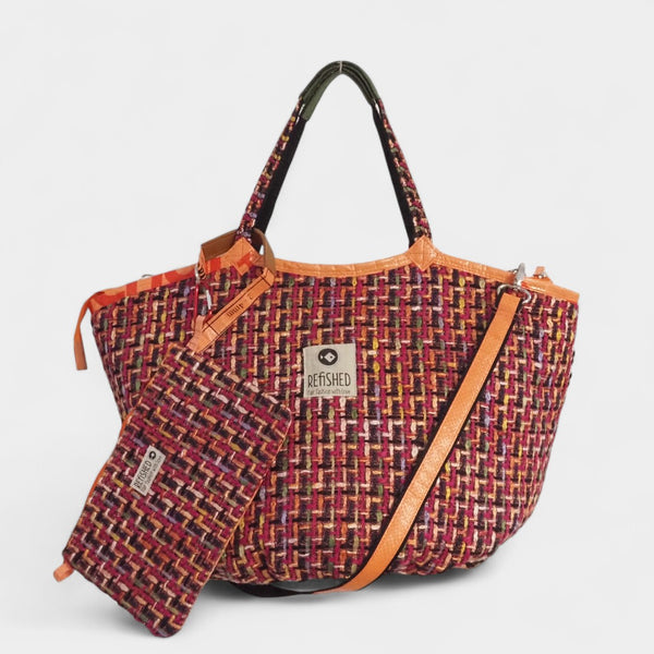 Soulmate ZIP TWEED in orange-pink im Set mit Bag-in-Bag