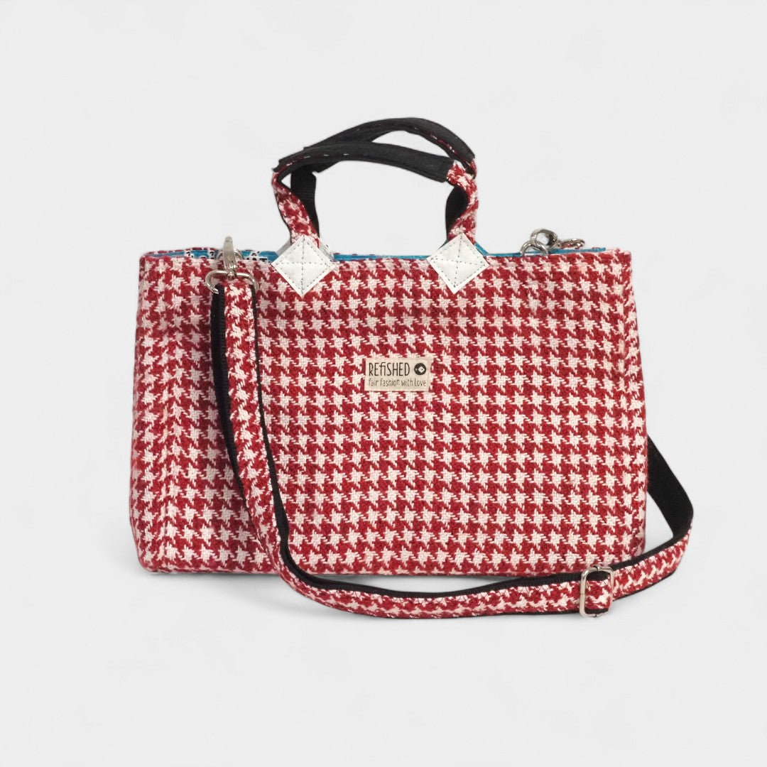 Isolde TWEED in rot-weiß