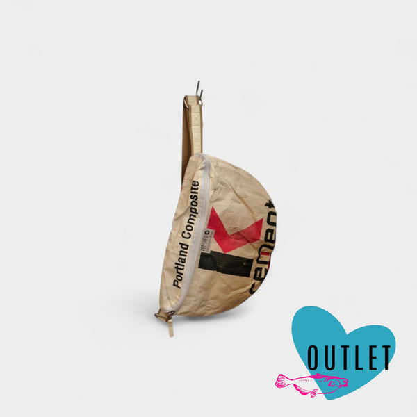 BUM BAG XL | Upcycelte Bauchtasche in beige