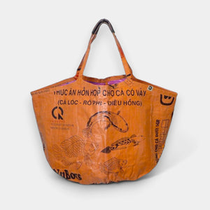 Recycelte Tasche Soulmate in orange