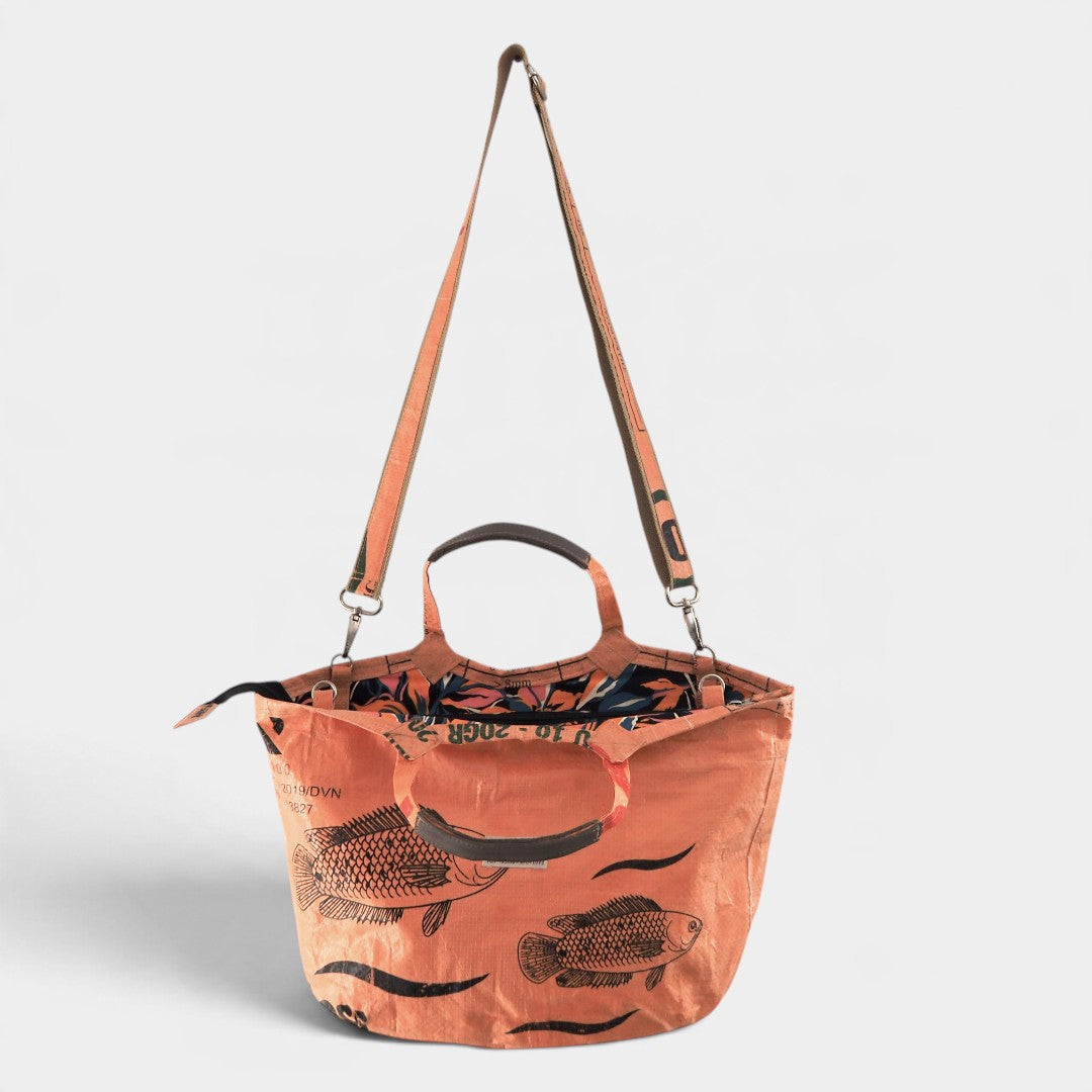 SOULMATE ZIP MIDI · FISH orange