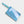 Load image into Gallery viewer, Upgecyceltes Täschchen in hellblau
