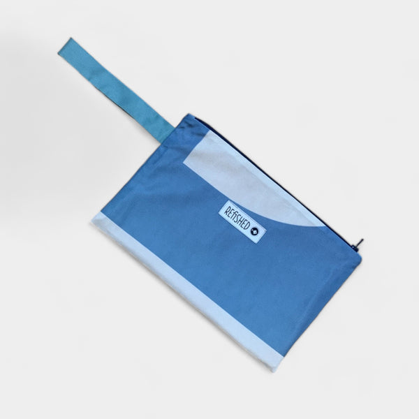 Upgecyceltes Täschchen in blau