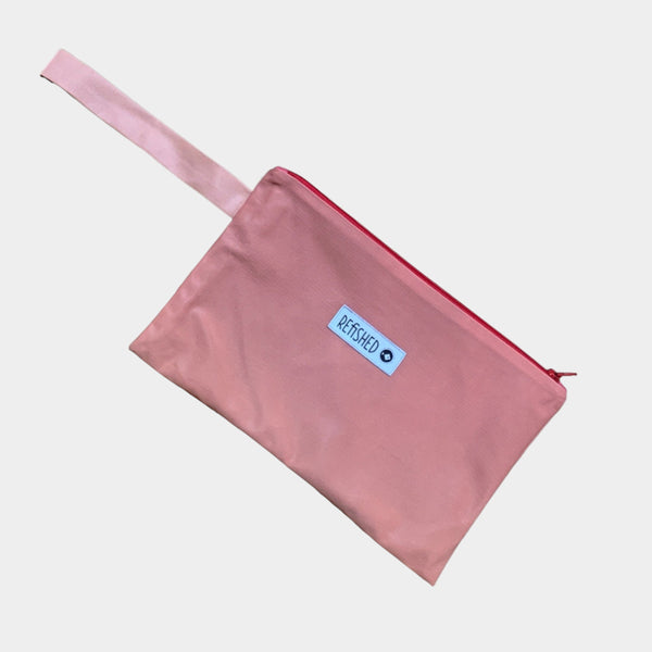Upgecyceltes Täschchen in peach