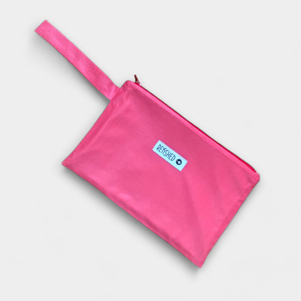 Upgecyceltes Täschchen in rosa