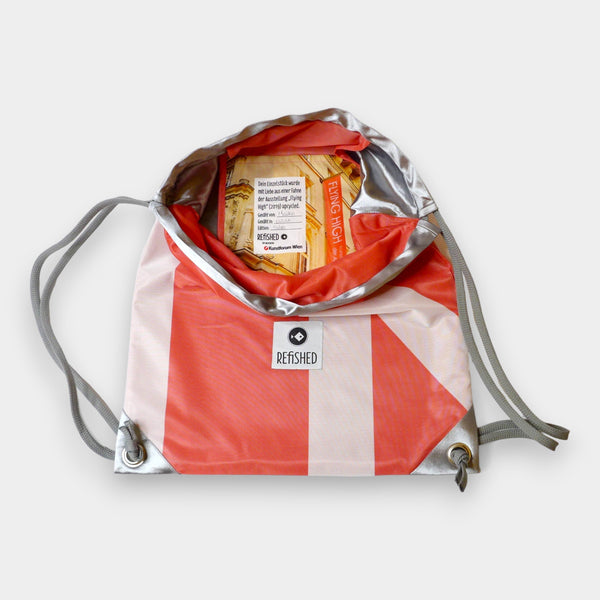 Umweltfreundlicher Rucksack in orange