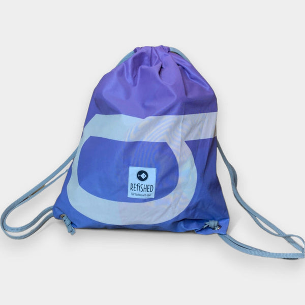 upcycling backpack violet belvedere