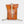 Load image into Gallery viewer, upcycelten rucksack in orange-schwarz
