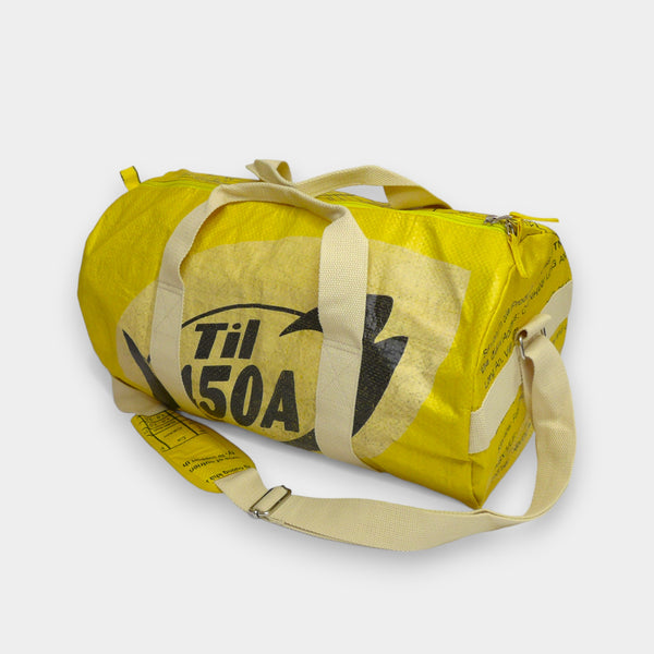 SPORTY BAG | Upcycelte Sporttasche in gelb