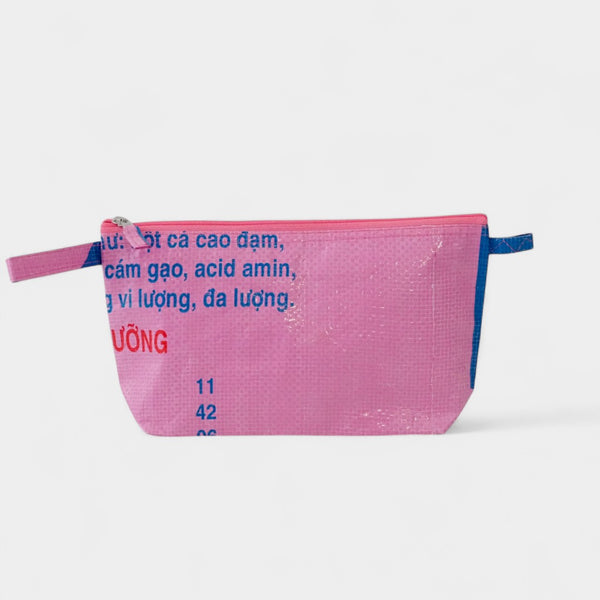 kleiner Waschbeutel in rosa-blau