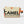 Load image into Gallery viewer,  upcycelter Kulurbeutel in beige-orange, Frontansicht
